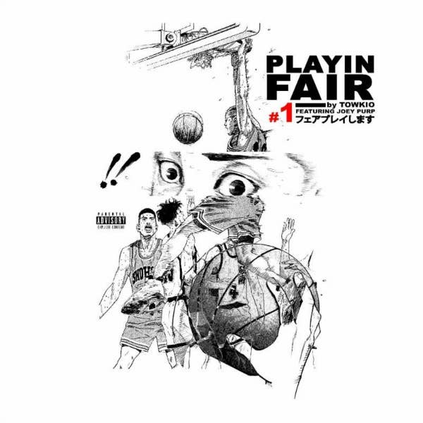This is the cover for Towki&#x27;s &quot;Playin Fair.&quot;