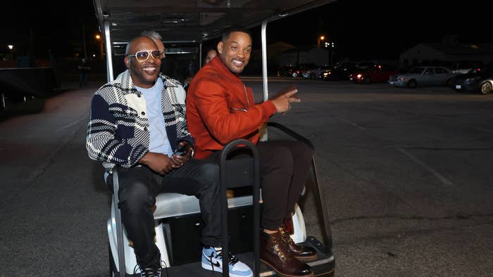 DJ Jazzy Jeff and Will Smith attend Peacock&#x27;s new drama series &quot;Bel-Air&quot;