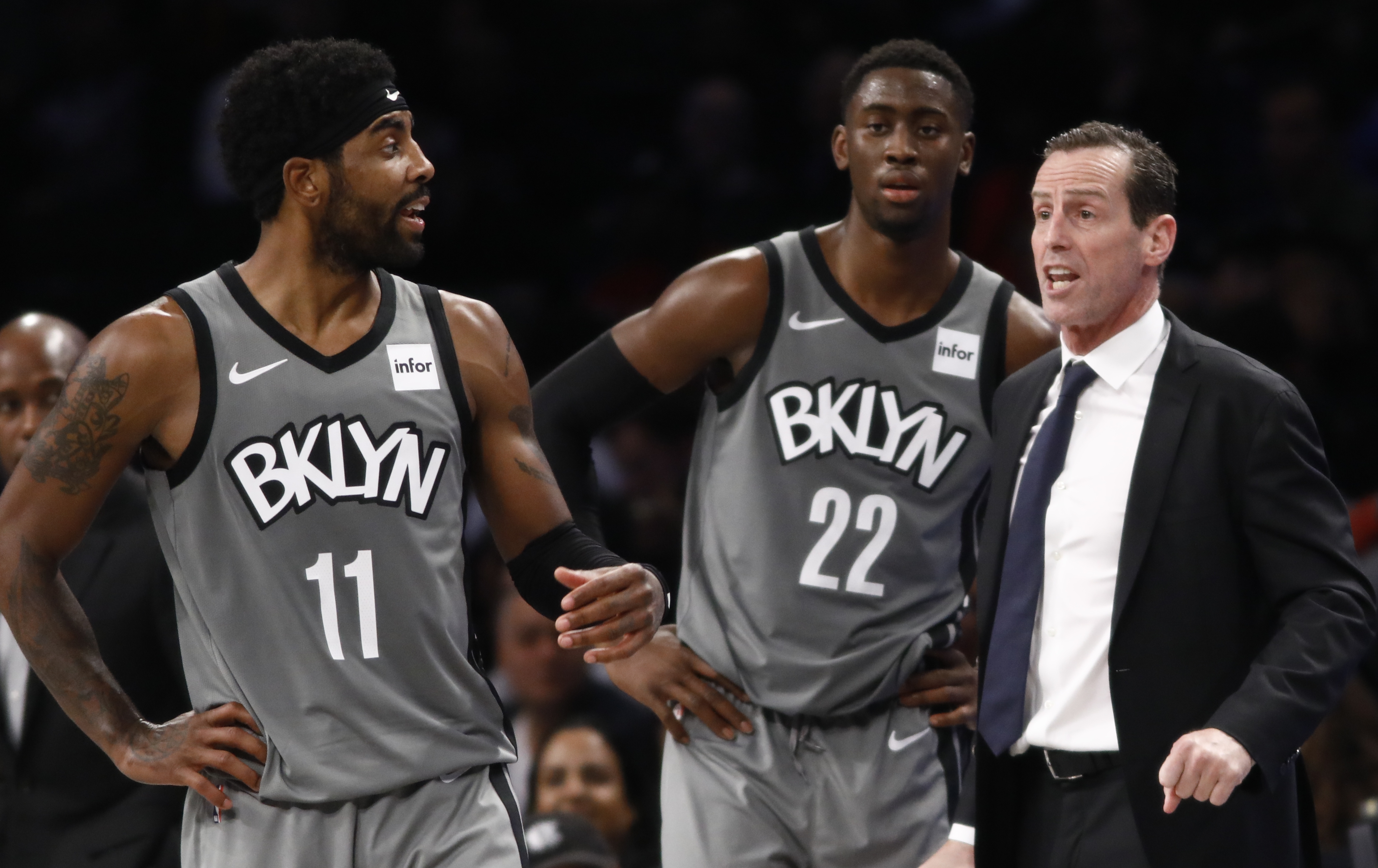 Kyrie Irving Caris LeVert Kenny Atkinson Nets Pelicans 2019