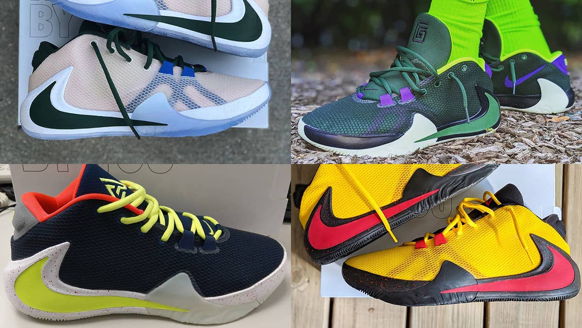 Milwaukee Bucks: Nike Zoom Freak 1 colorway ideas for every player