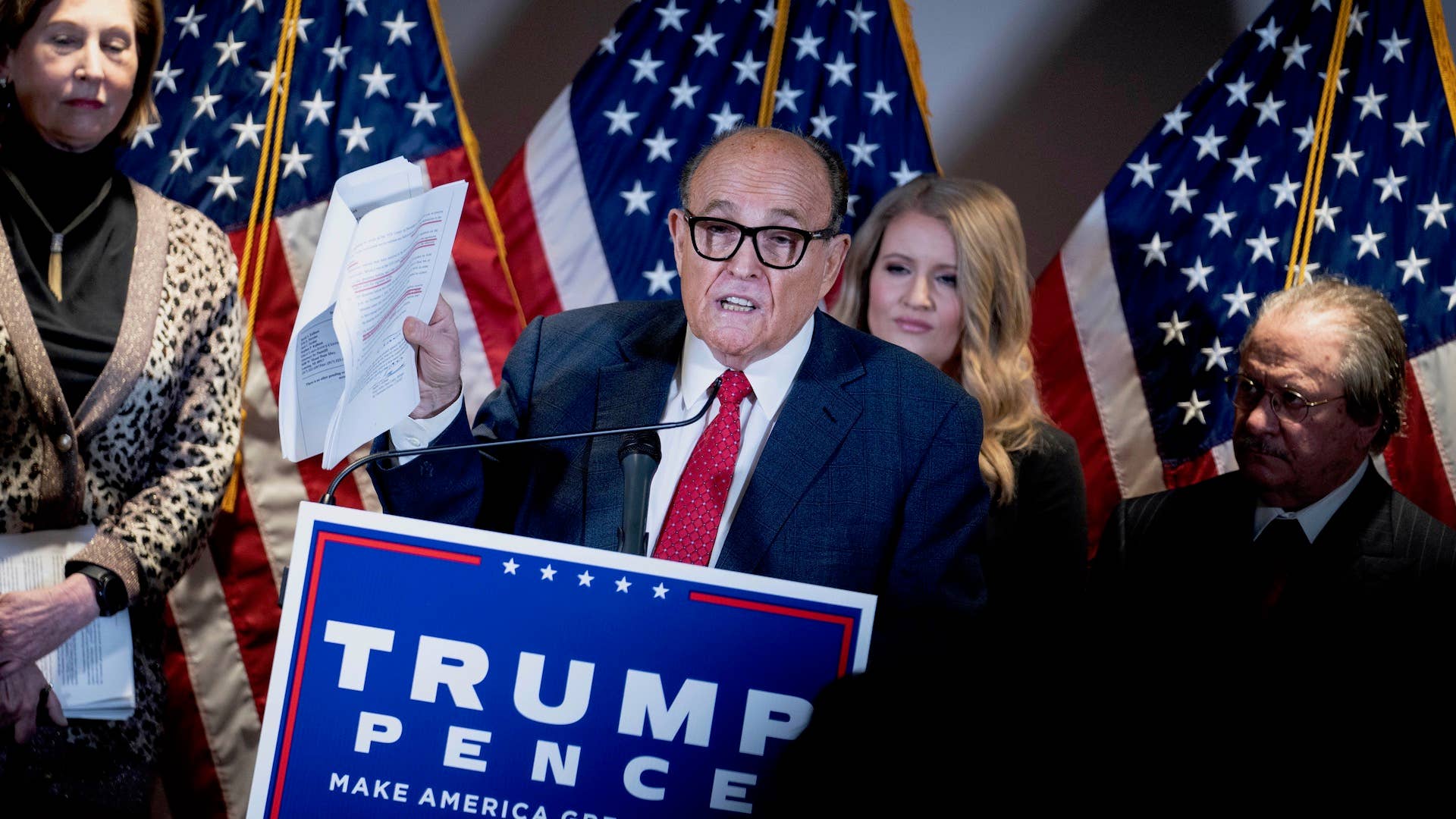 Former New York City Mayor Rudy Giuliani, lawyer for U.S. President Donald Trump