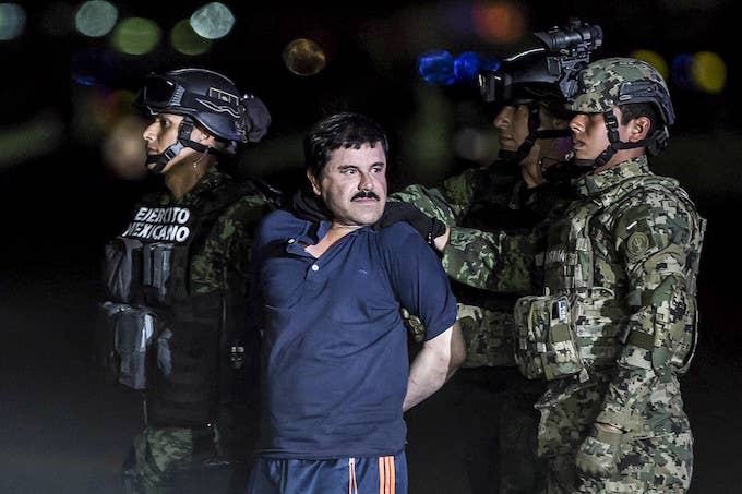 El Chapo arrested in Mexico City