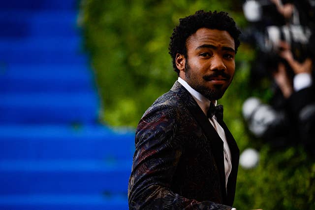 Donald Glover at the 2017 Met Gala