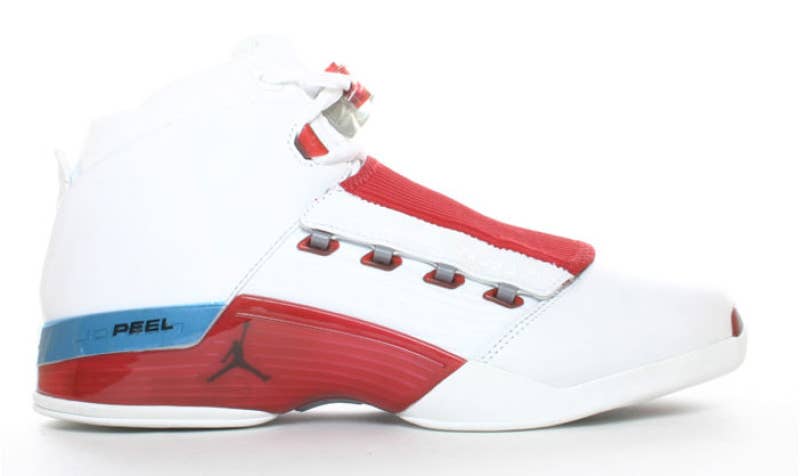 Air Jordan 17 White Red