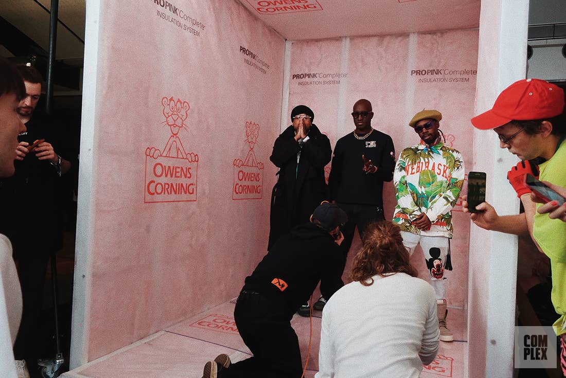 Complex Backstage With Westside Gunn and Virgil Abloh at Off White Fall Winter 2020 Runway Show