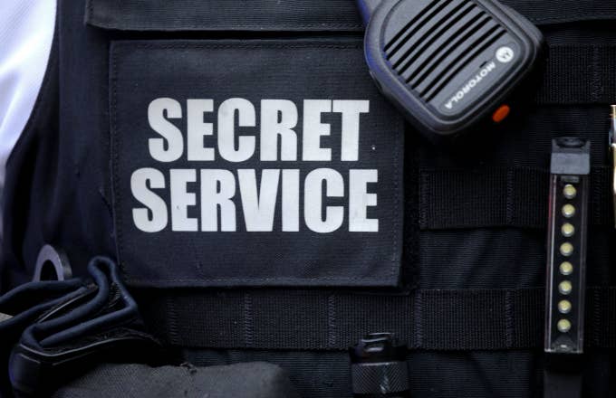 Secret Service Uniformed Division personnel take measures