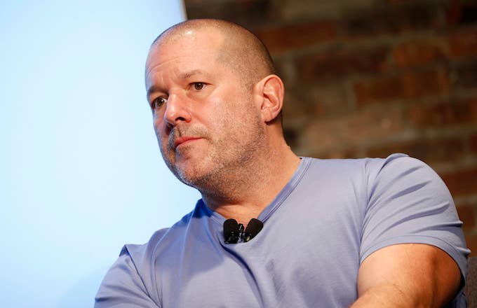 OfficerJony Ive speaks onstage during the 2017 New Yorker TechFest.