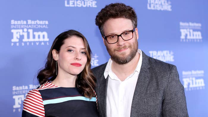 Seth Rogen and wife Lauren in Santa Barbara