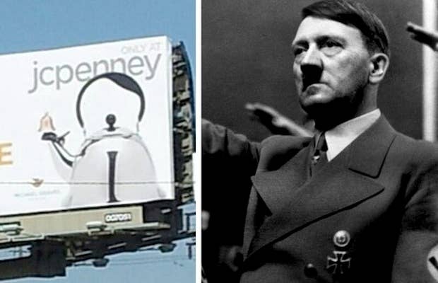 Does this J.C. Penney tea kettle look like Hitler?