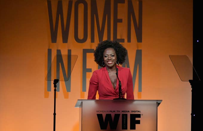 Viola Davis speaks onstage at the 2019 Women In Film Annual Gala