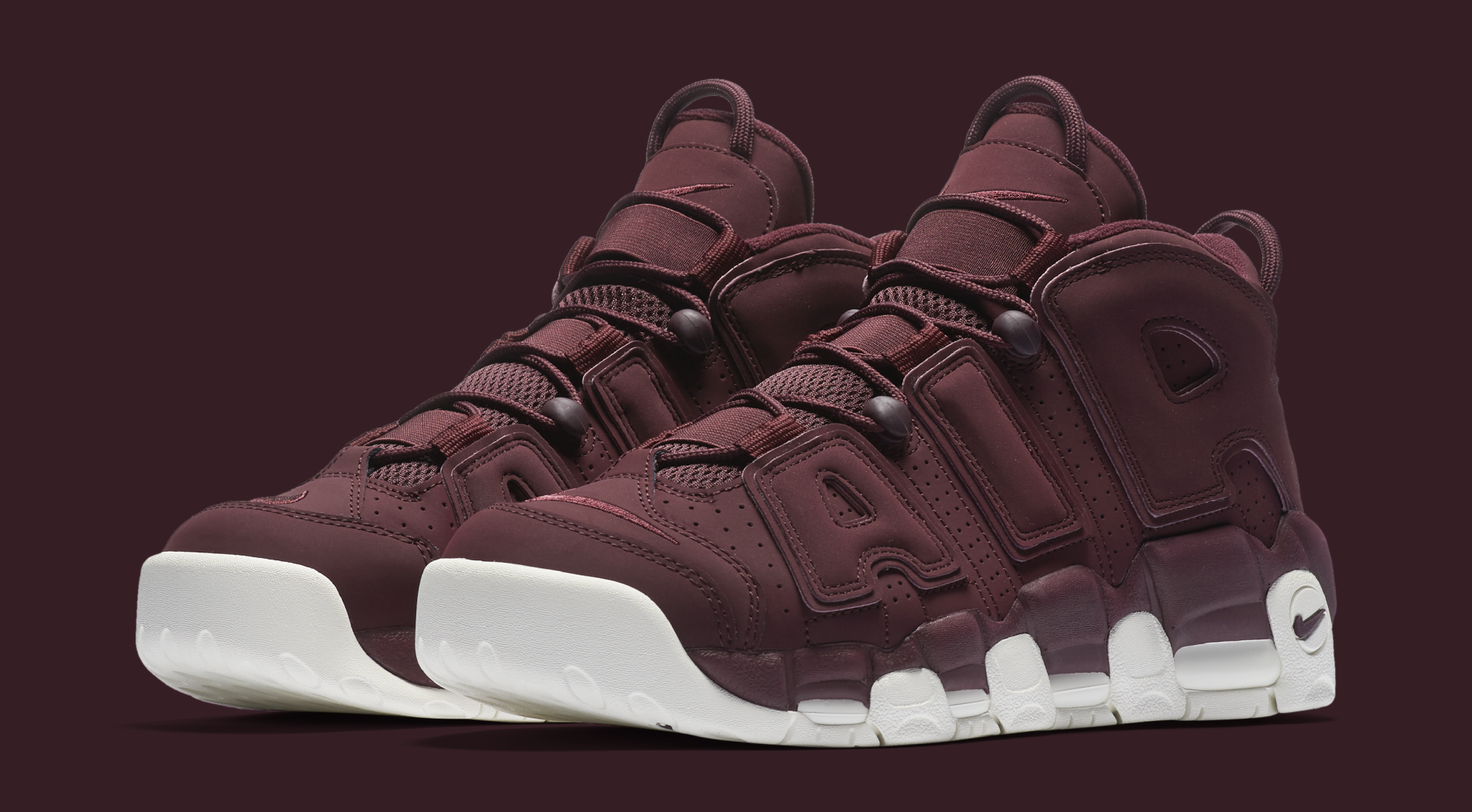 klei Scully Ga lekker liggen Bordeaux' Nike Air More Uptempos Are Coming | Complex