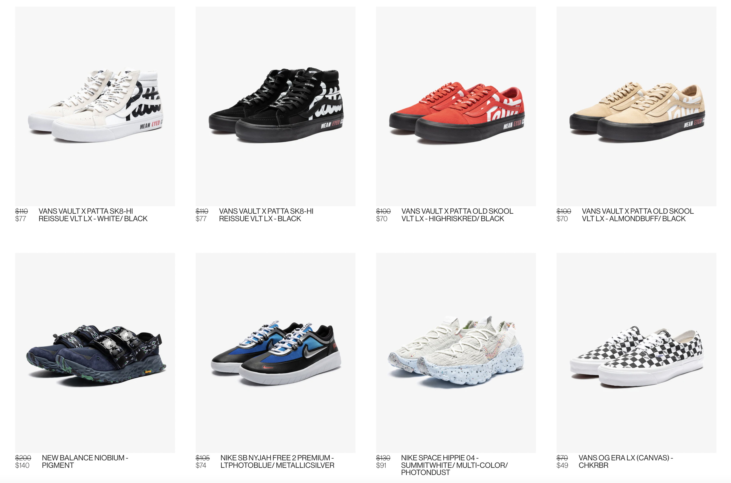 Best online outlet sneaker store