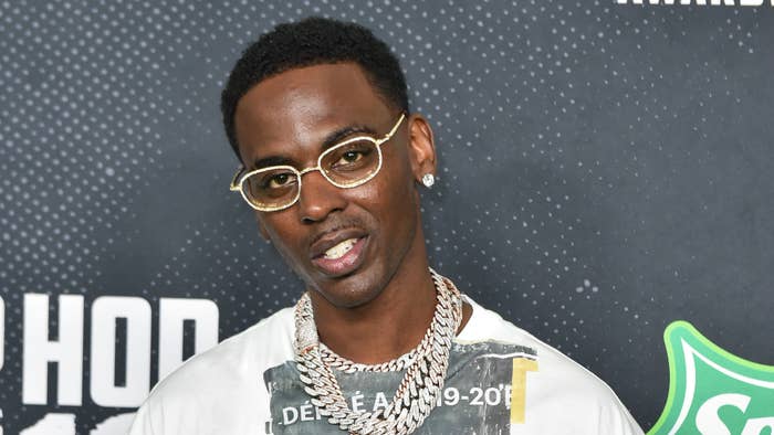 Rapper Young Dolph arrives to the 2019 BET Hip Hop Awards