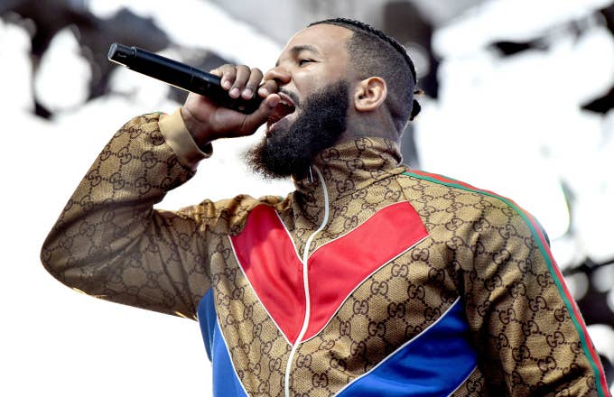Rapper The Game performs at Summertime in the LBC music festival
