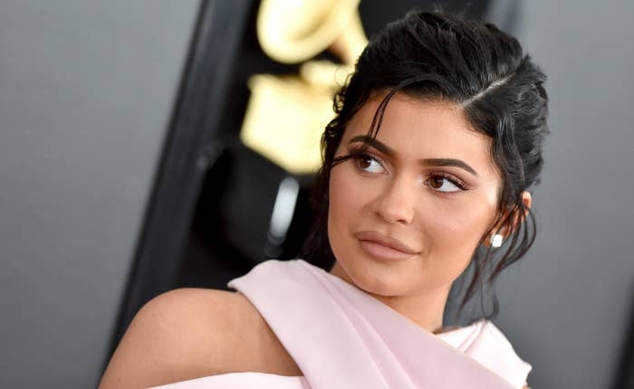 Kylie Jenner attends the Grammy Awards