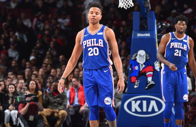 Markelle Fultz in his return game.