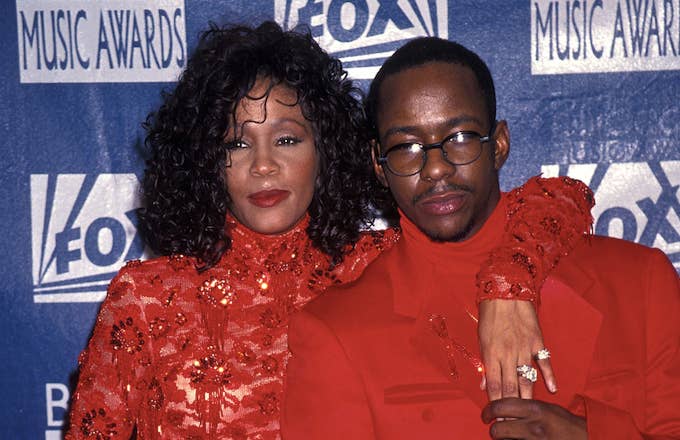 Whitney Houston and Bobby Brown