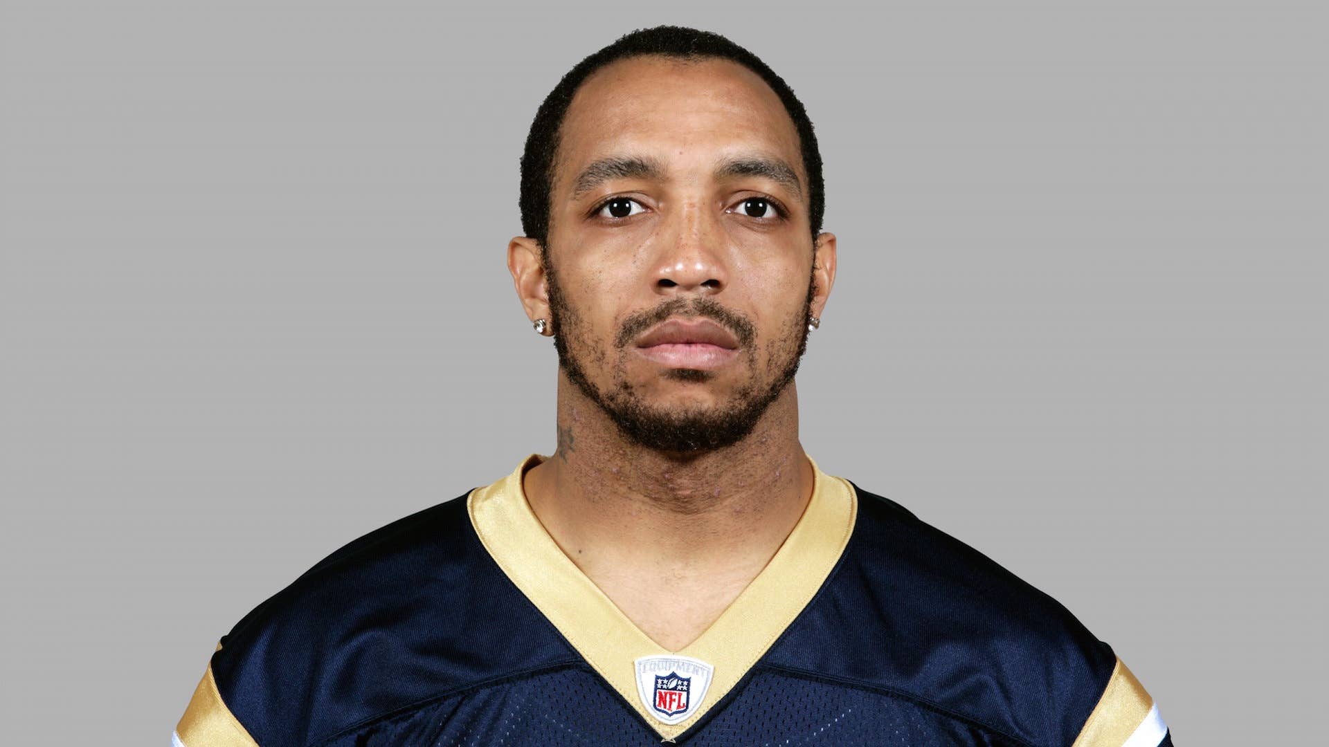 Reche Caldwell of the St. Louis Rams poses for his 2008 NFL headshot