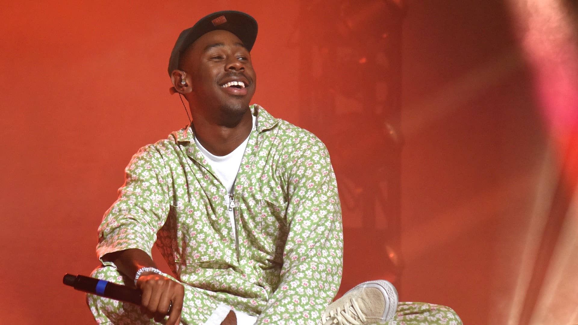 Tyler, The Creator performs during his "Flower Boy Tour"