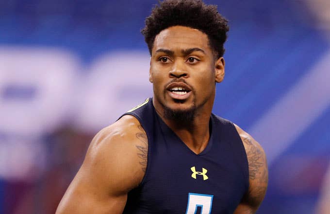 Ohio State Buckeyes defensive back Gareon Conley at the NFL Combine.