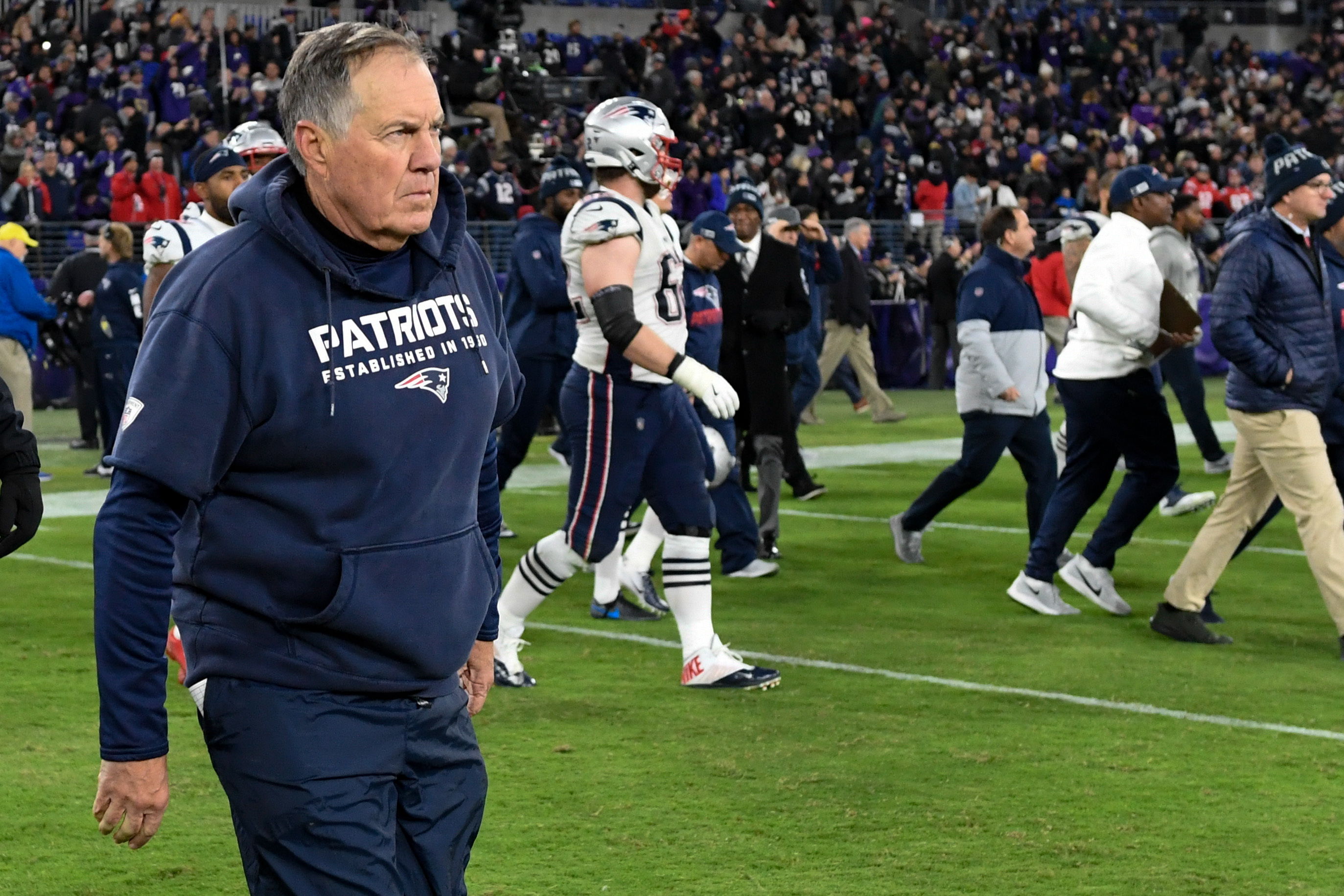 Bill Belichick Patriots Ravens 2019