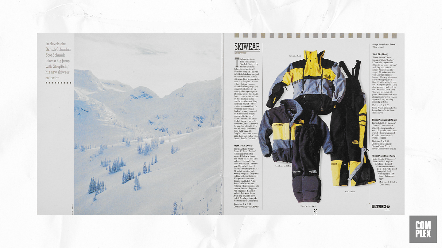 The North Face Steep Tech Catalog 1991