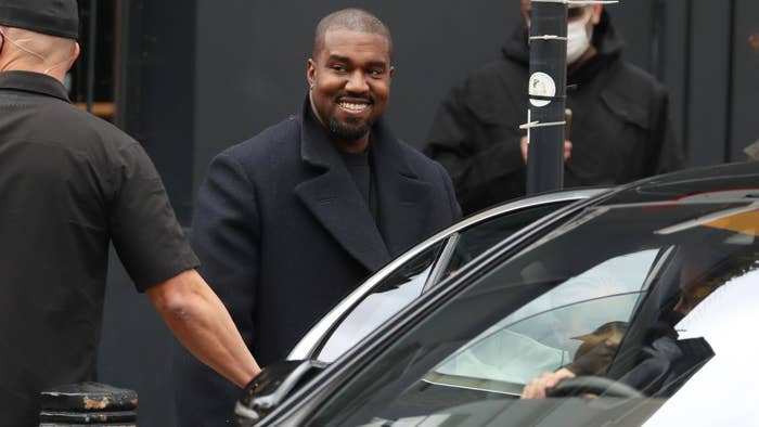 Photo of Kanye West in London