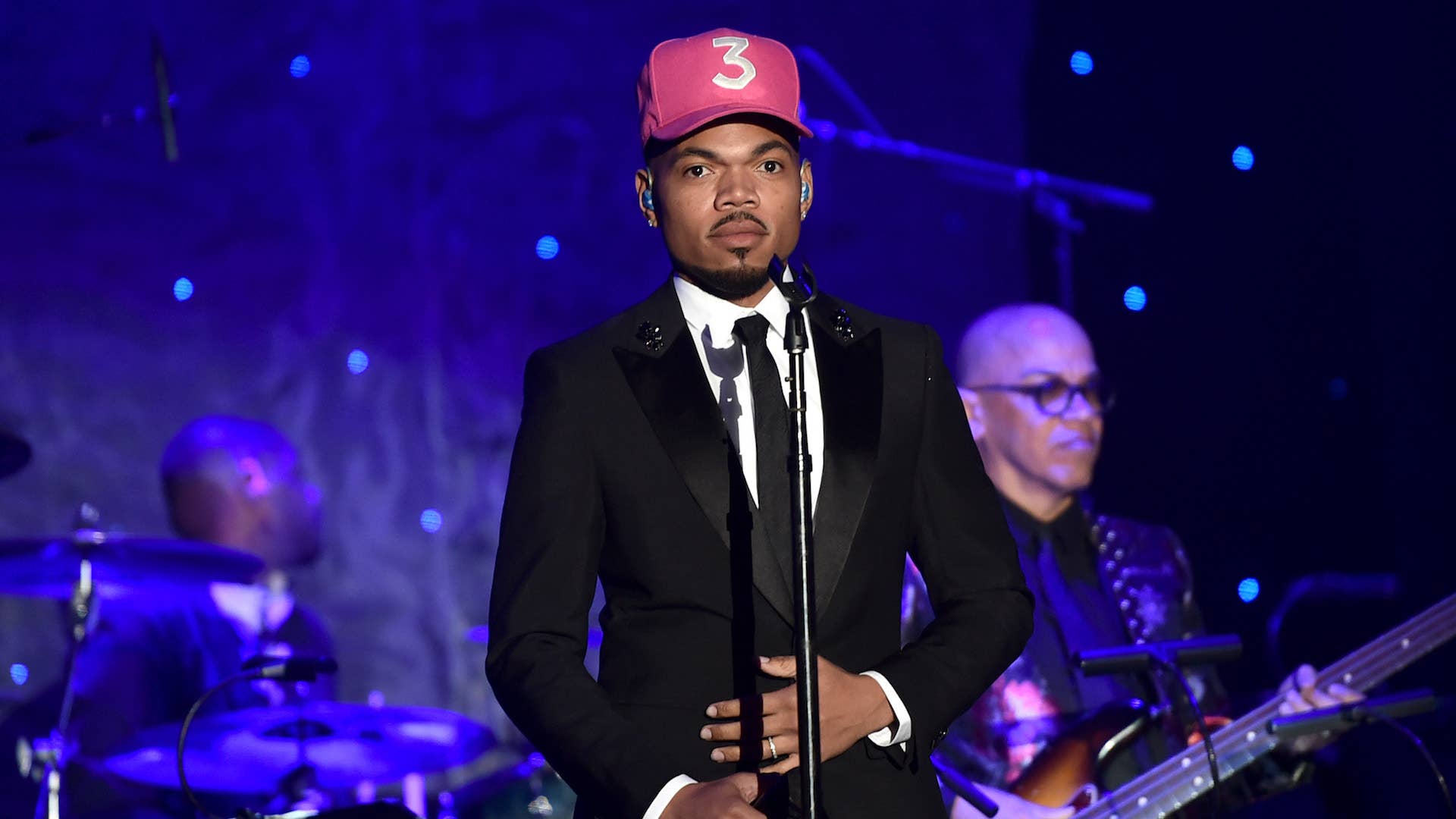 Chance the Rapper performs during the Pre GRAMMY Gala and GRAMMY event.