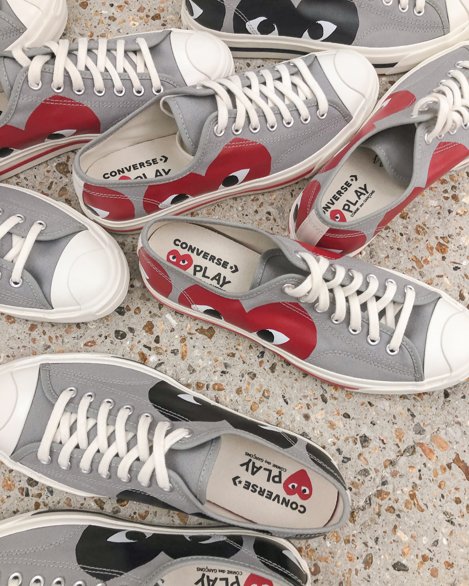 CdG PLAY x Converse Jack Purcell
