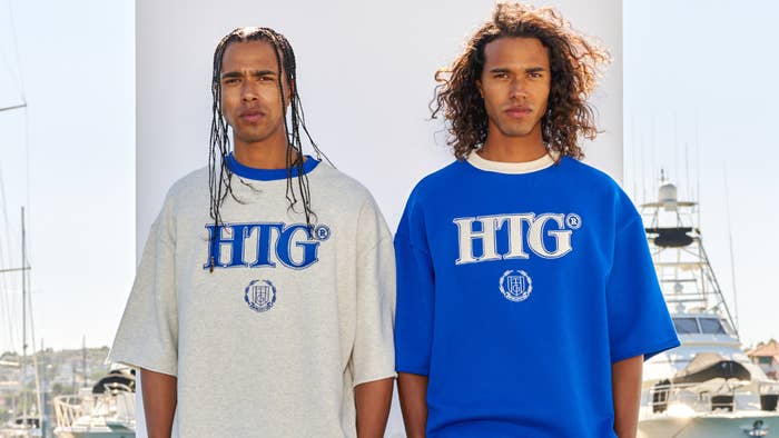 Models are seen wearing new HTG pieces
