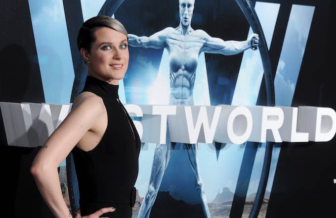 Evan Rachel Wood at a 'Westworld' premiere.