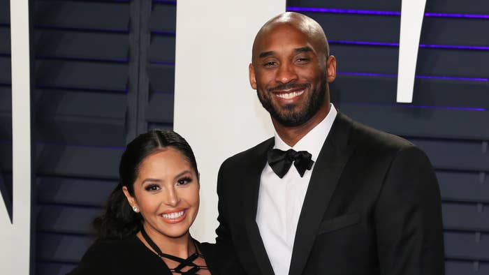 Kobe Bryant and wife Vanessa Laine Bryant attend the 2019 Vanity Fair Oscar Party.