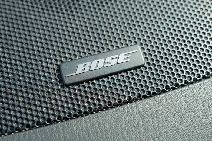 Bose speaker logo is picture