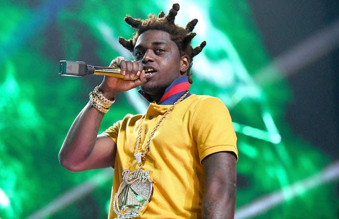 Kodak Black performs onstage at the Rolling Loud Festival