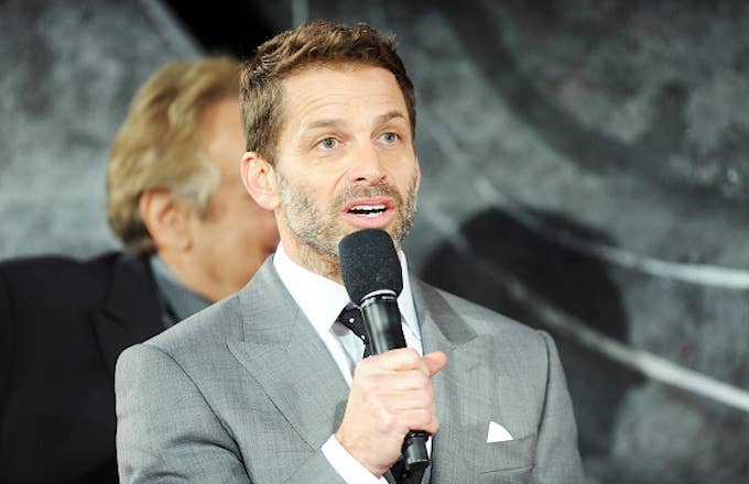 Zack Snyder attends the European Premiere of 'Batman V Superman