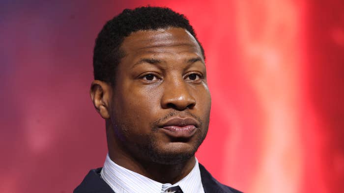 Jonathan Majors attends the &quot;Ant-Man And The Wasp Quantumania&quot; UK Gala Screening.