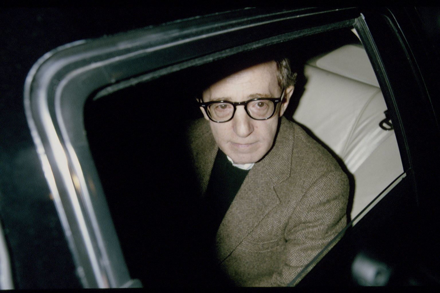 Woody Allen press conference at courthouse