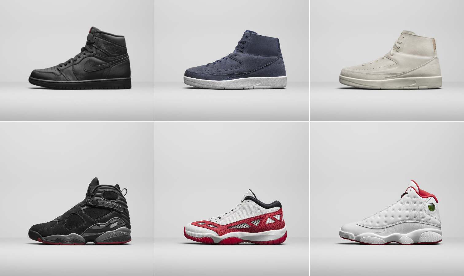 Jordan Brand Fall 2017 Air Jordan Retros