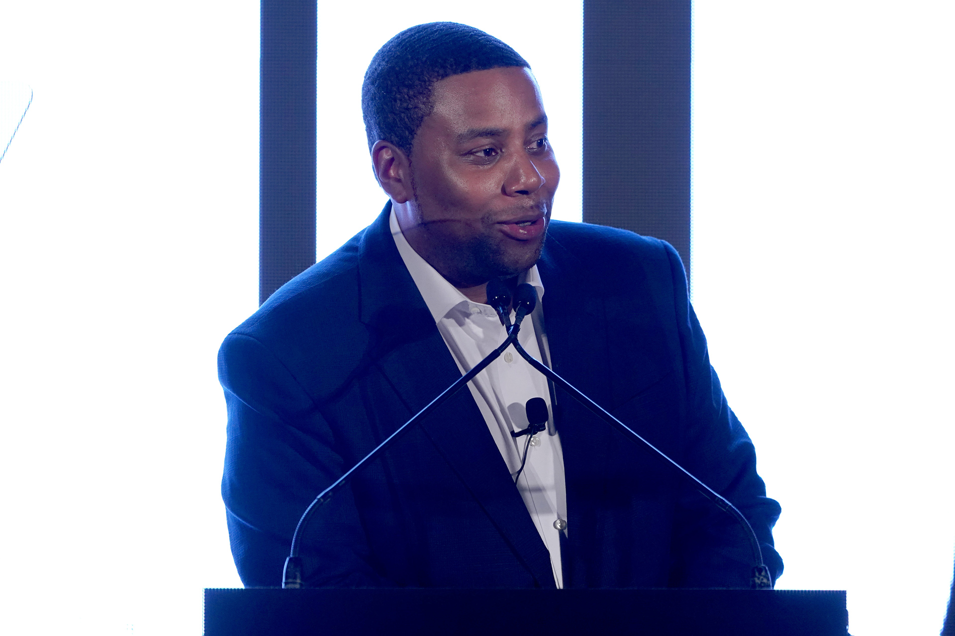 Kenan Thompson speaks onstage during &quot;The Bloomberg 50&quot; Celebration