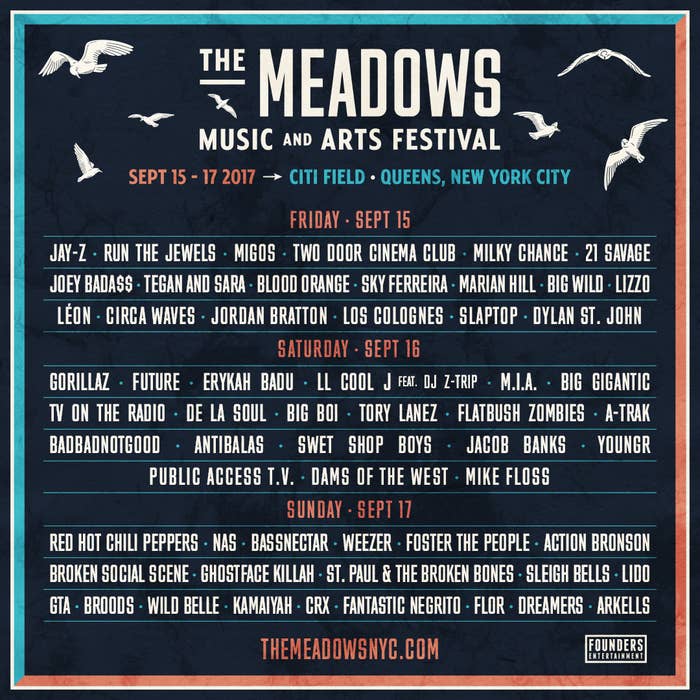 the meadows festival poster