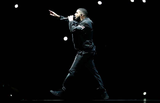 Drake performs at Qudos Bank Arena