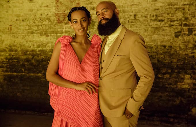 Solange Knowles and Alan Ferguson attend A Seat At The Table.