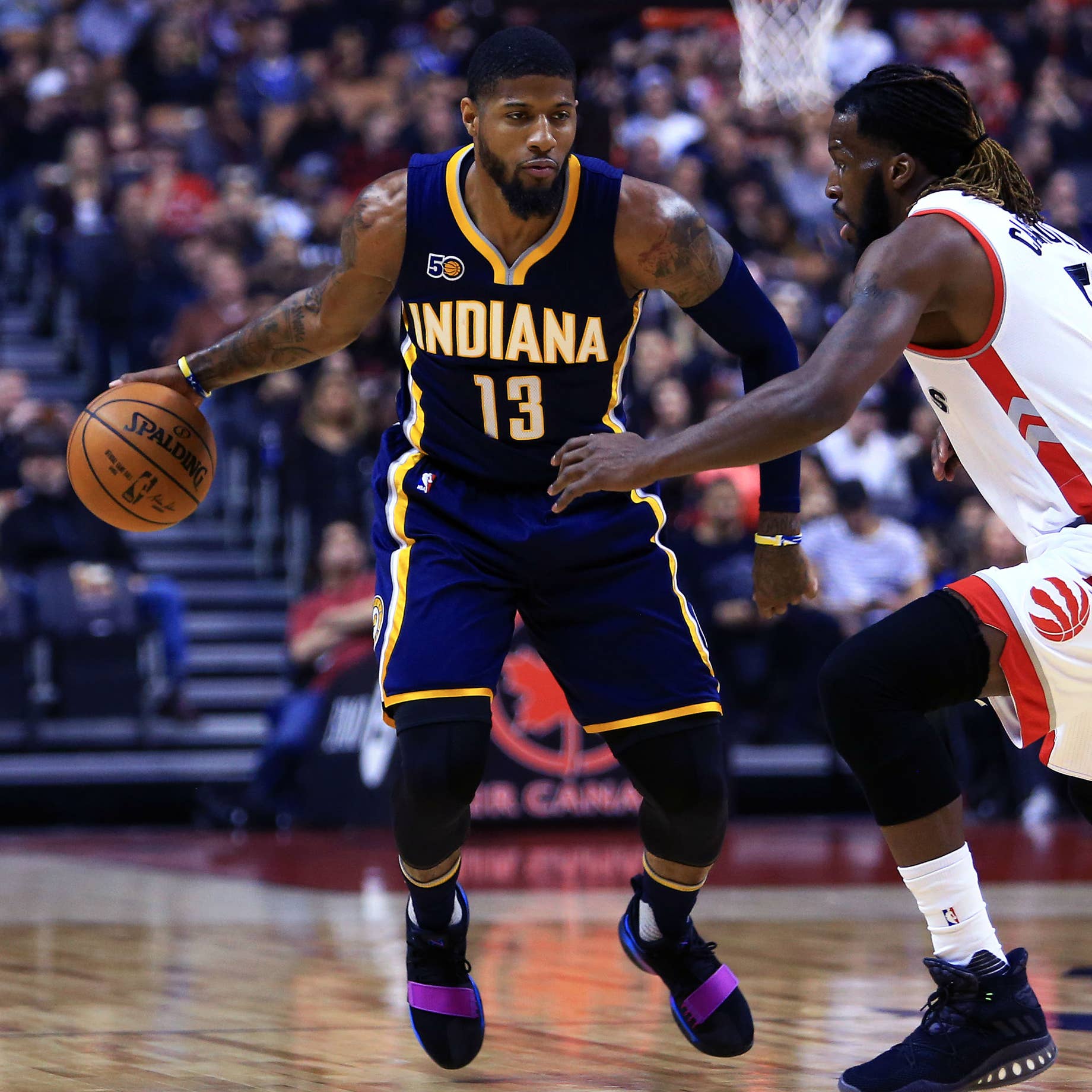 #SoleWatch: Paul George Wears the Wildest Nike PG1 Colorway Yet | Complex