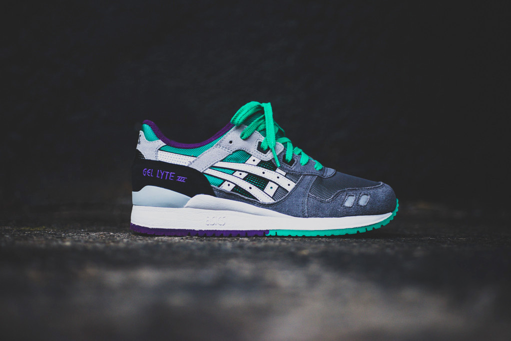 Asics gel lyte outlet 3 green purple grey