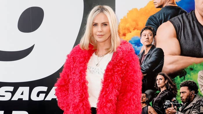 Charlize Theron attends the Universal Pictures "F9" World Premiere.