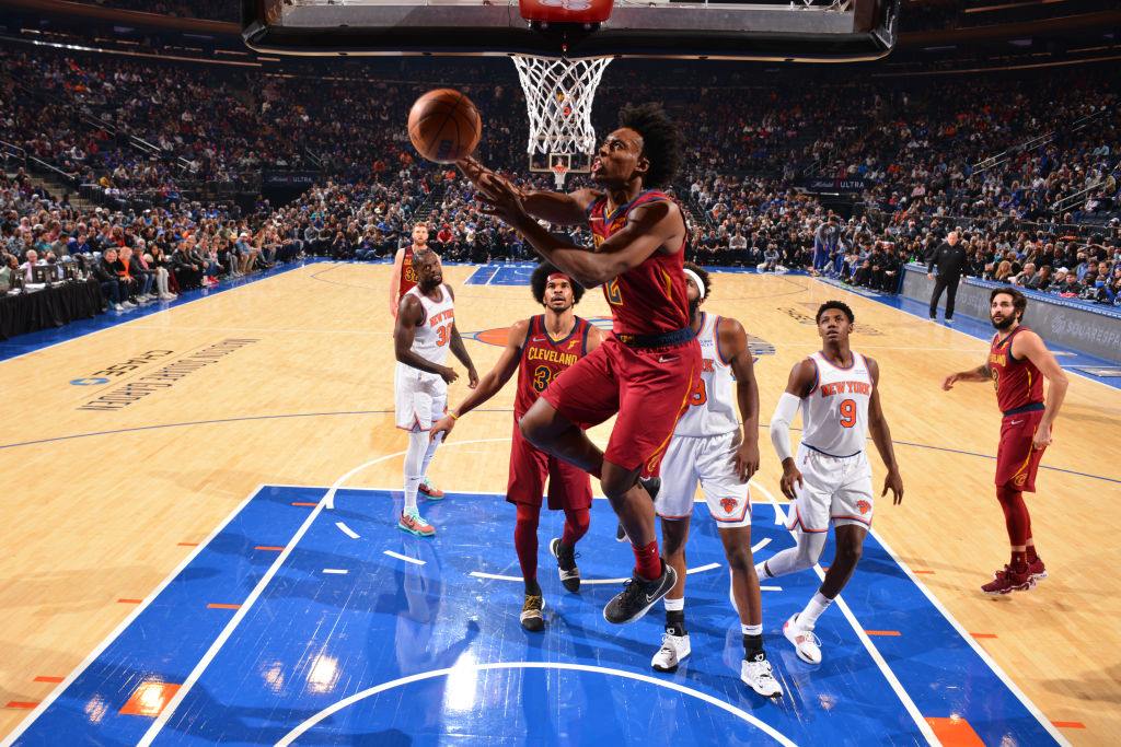 Collin Sexton Cavs Knicks Layup 2021