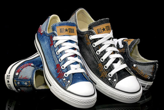 Denim converse all clearance star