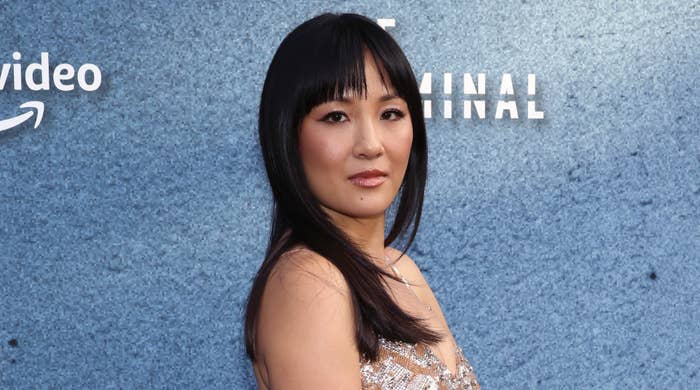 Constance Wu on Prime red carpet