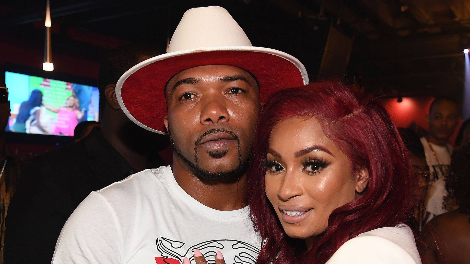 Maurice "Mo" Fayne and Karlie Redd attend "Ferrari Karlie" Single Release Party