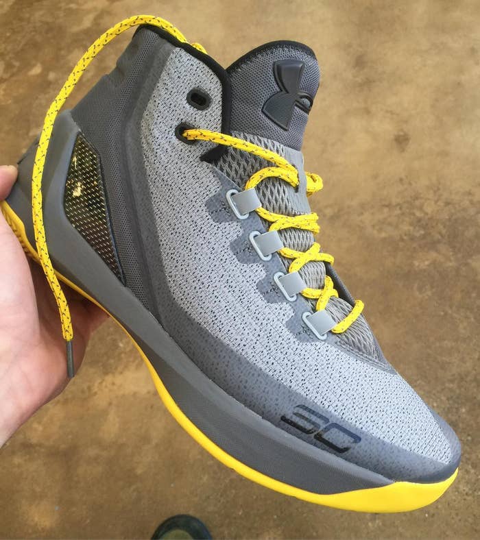 Under Armour Curry 3 Grey/Yellow